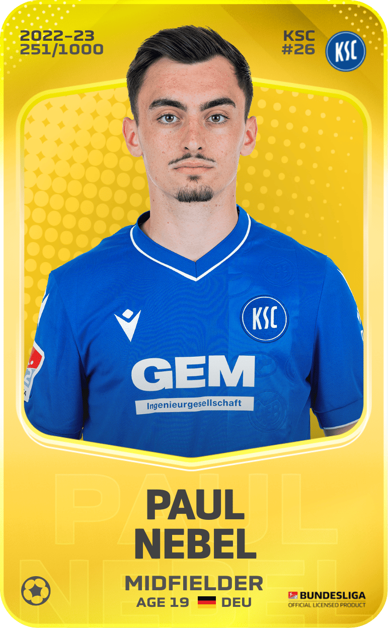 Paul Nebel 2022-23 • Limited 251/1000