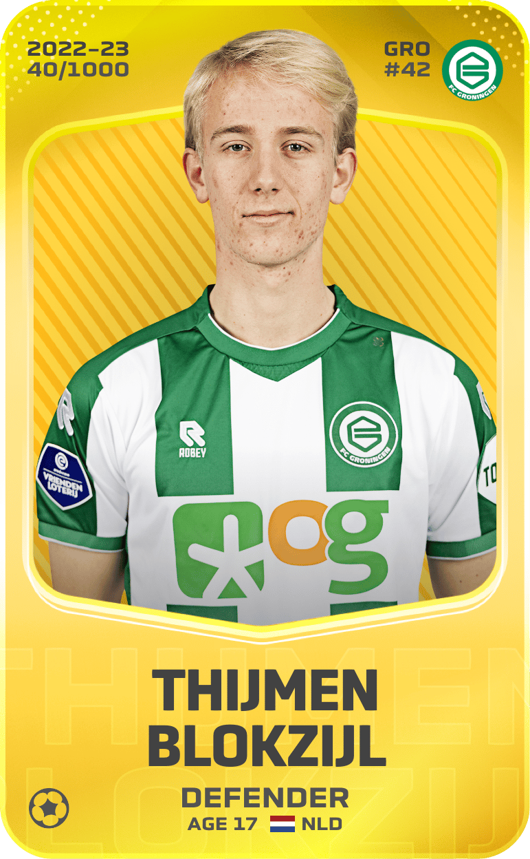 Thijmen Blokzijl 2022-23 • Limited 40/1000