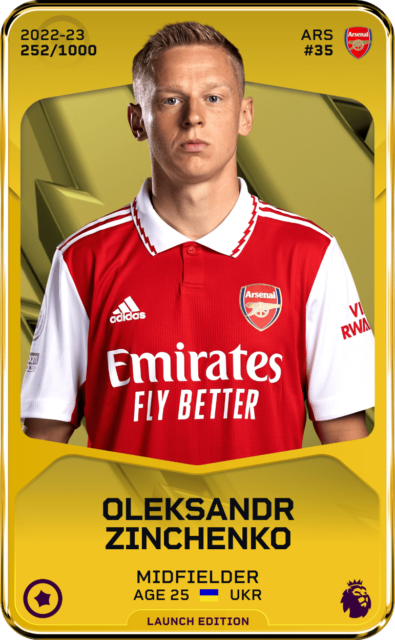 Oleksandr Zinchenko 2022-23 • Limited 252/1000