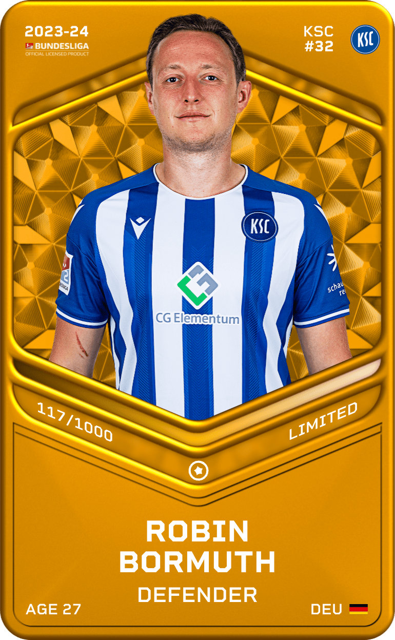 Robin Bormuth 2023-24 • Limited 117/1000