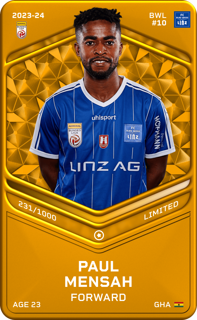Paul Mensah 2023-24 • Limited 231/1000