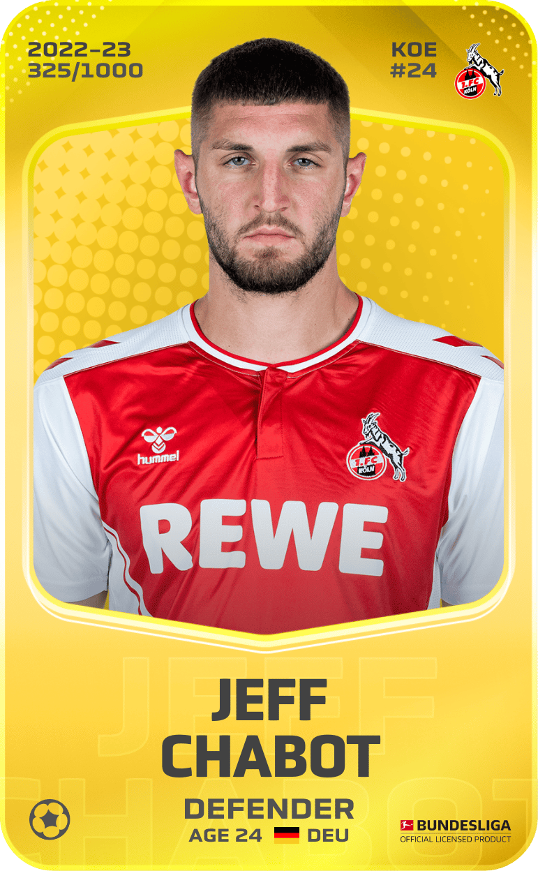Jeff Chabot 2022-23 • Limited 325/1000