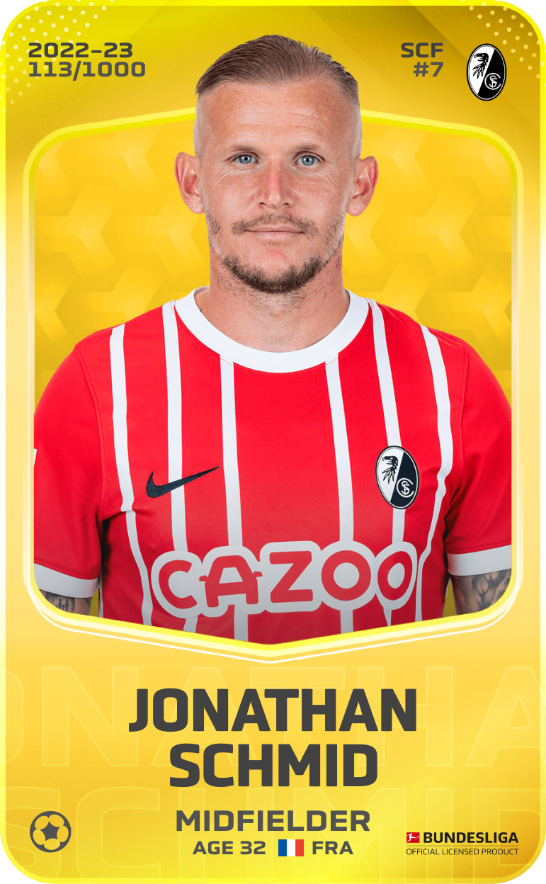 Jonathan Schmid 2022-23 • Limited 113/1000