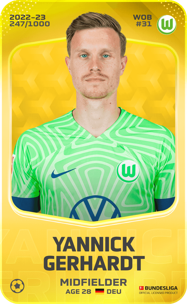 Yannick Gerhardt 2022-23 • Limited 247/1000