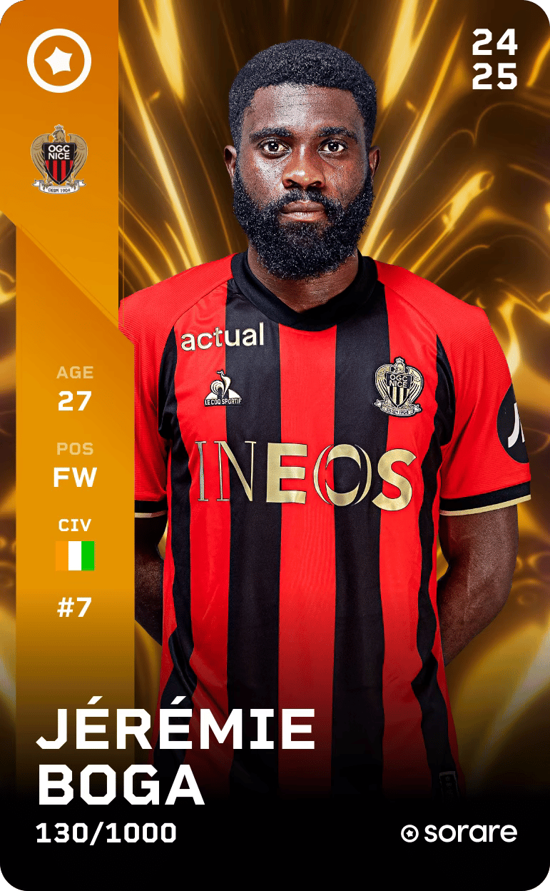 Jérémie Boga 2024-25 • Limited 130/1000