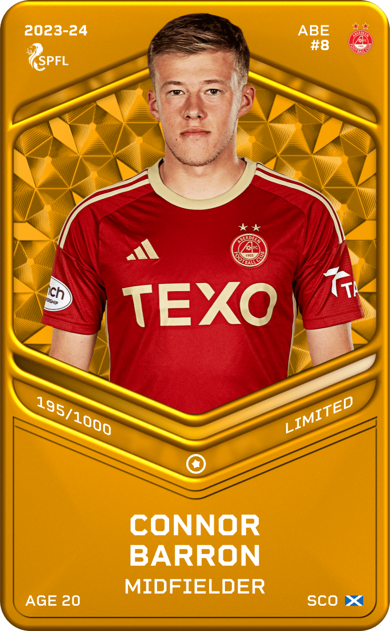 Connor Barron 2023-24 • Limited 195/1000