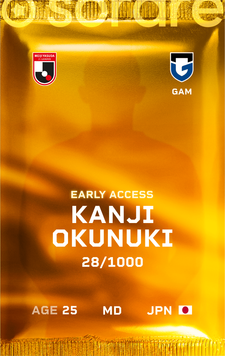 Kanji Okunuki 2025-26 • Limited 28/1000