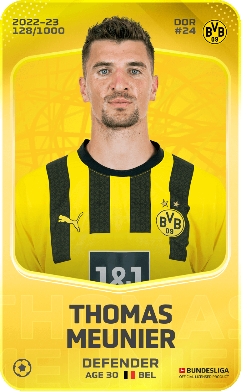 Thomas Meunier 2022-23 • Limited 128/1000