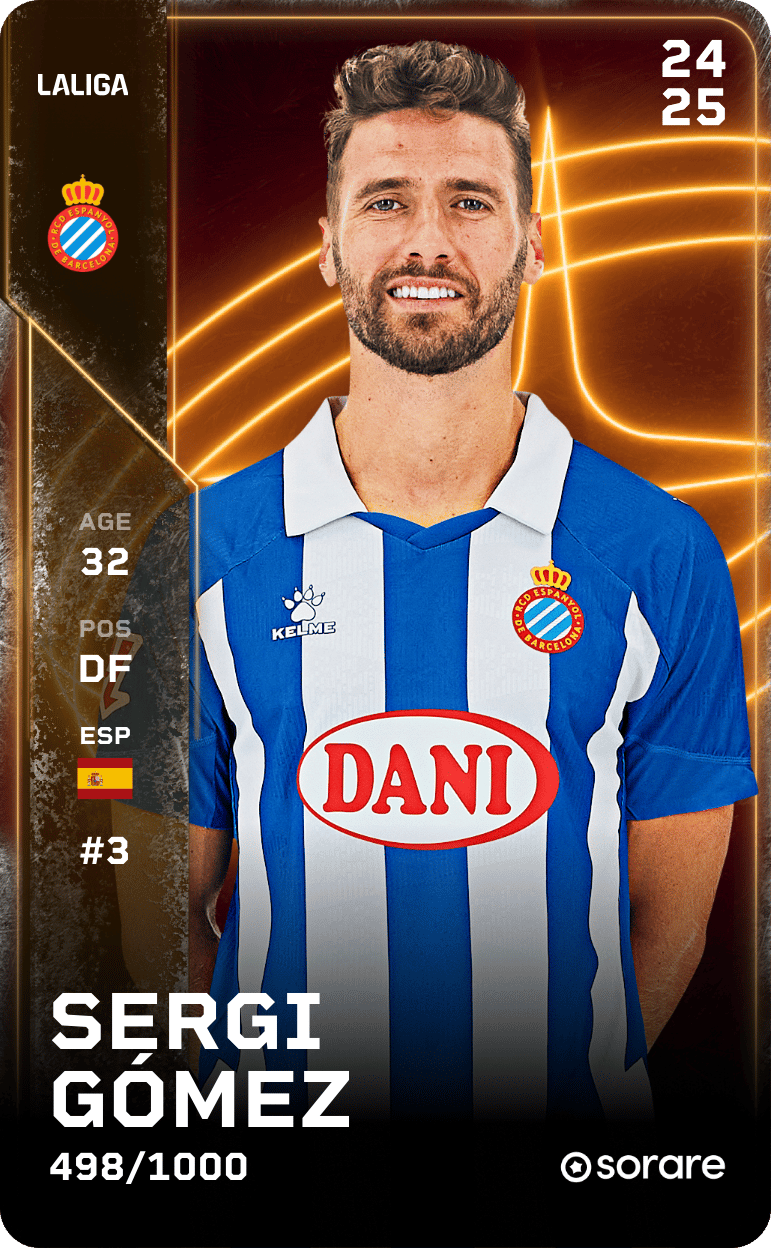 Sergi Gómez 2024-25 • Limited 498/1000