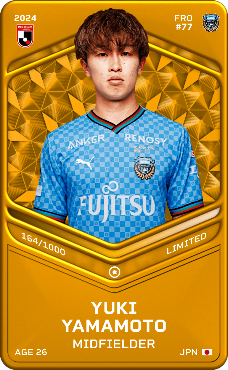 Yuki Yamamoto 2024-25 • Limited 164/1000