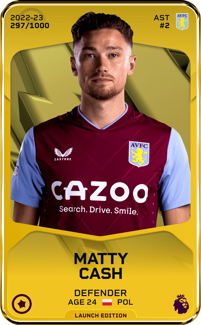 Matty Cash 2022-23 • Limited 297/1000