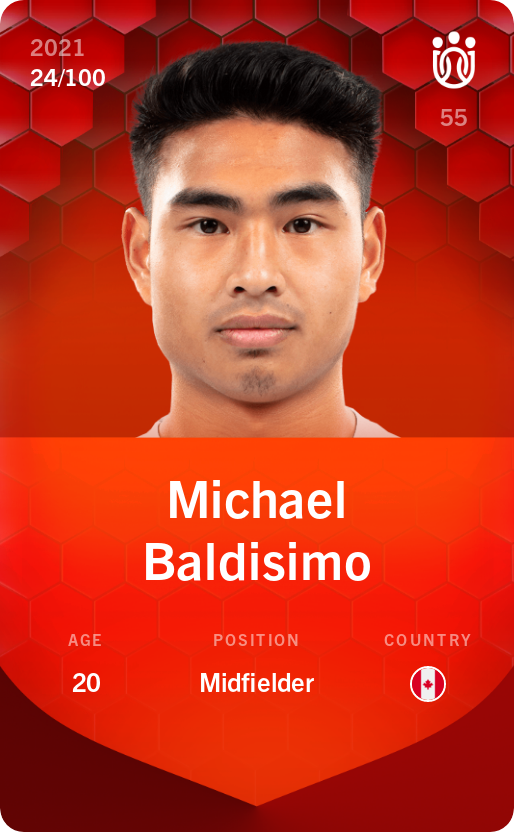 Sorare - Sorare Official - Michael Baldisimo 2021-22 • Rare 24/100 - NFT # 30027446459835914296188735410247266681703395803974133744942207412703213665348