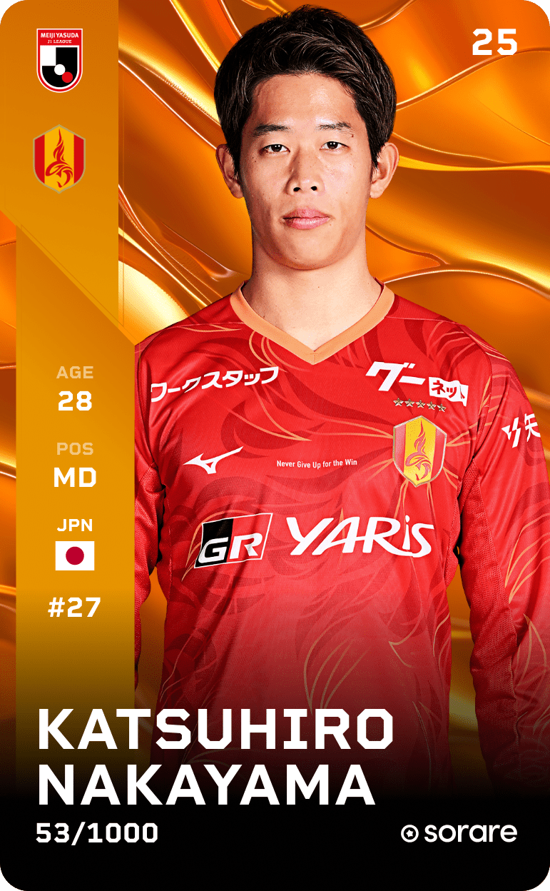 Katsuhiro Nakayama 2025-26 • Limited 53/1000