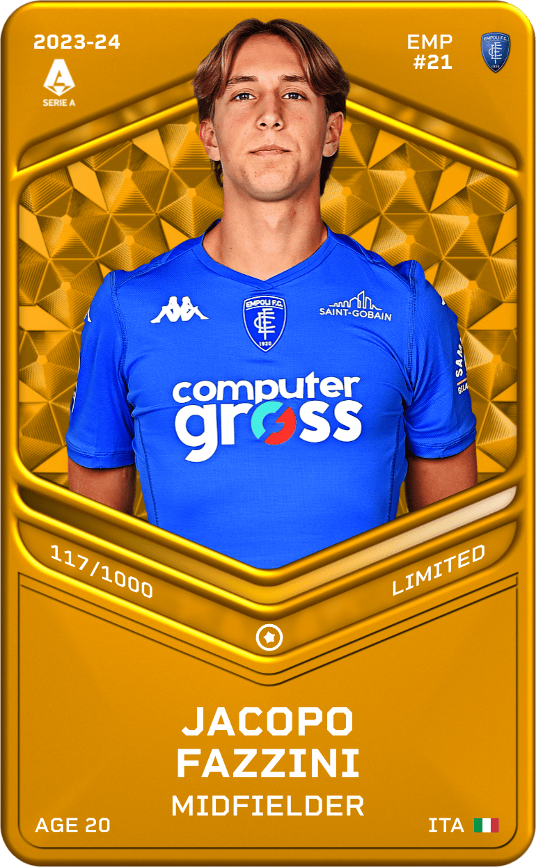 Jacopo Fazzini 2023-24 • Limited 117/1000