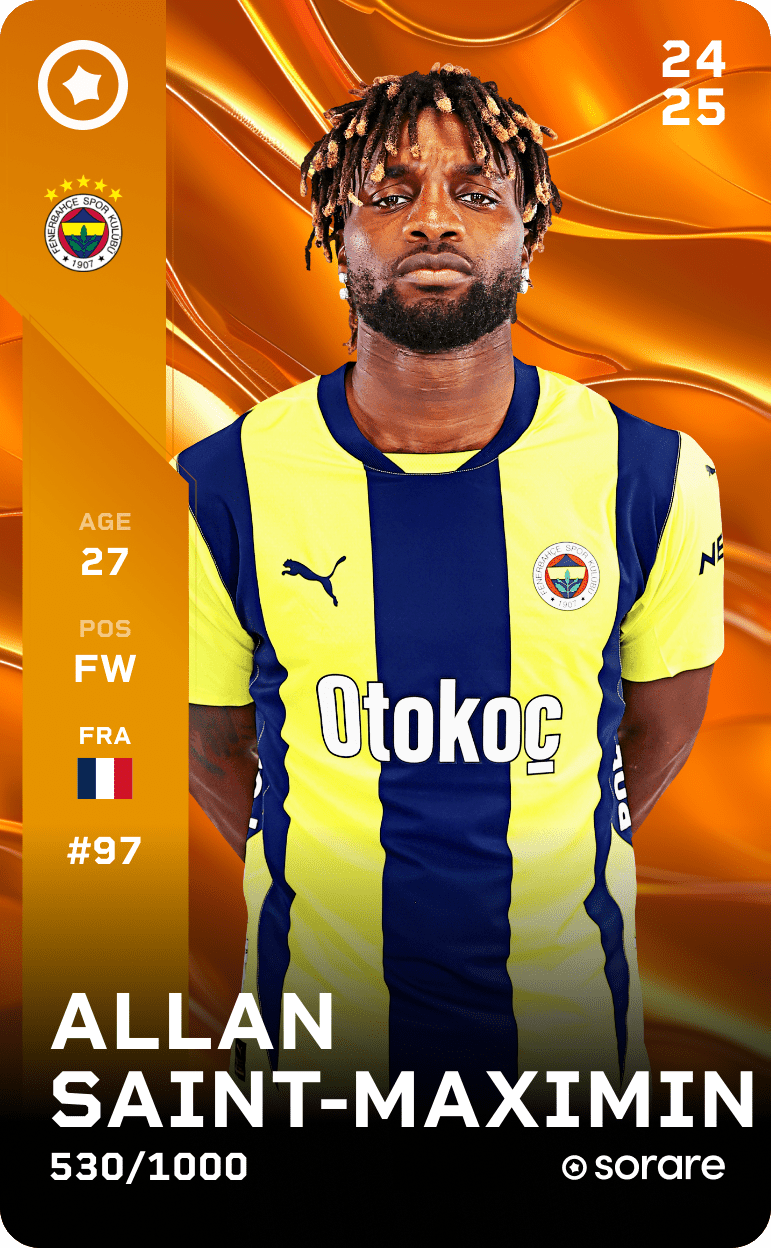 Allan Saint-Maximin 2024-25 • Limited 530/1000