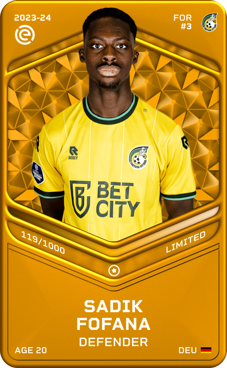 Sadik Fofana 2023-24 • Limited 119/1000