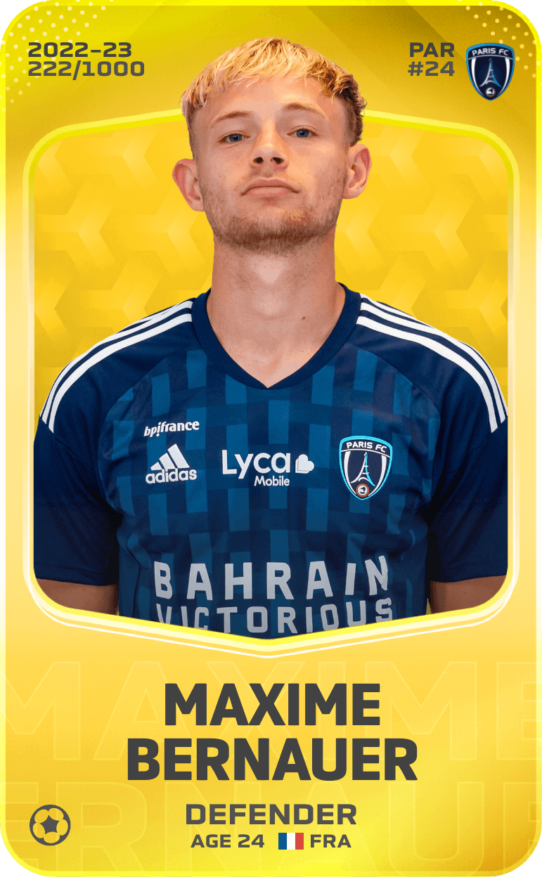 Maxime Bernauer 2022-23 • Limited 222/1000