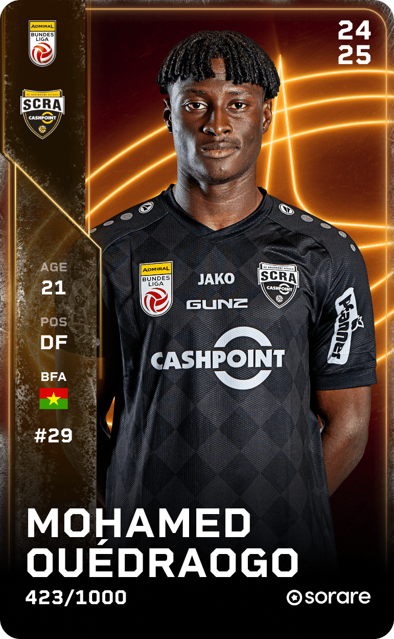 Mohamed Ouédraogo 2024-25 • Limited 423/1000