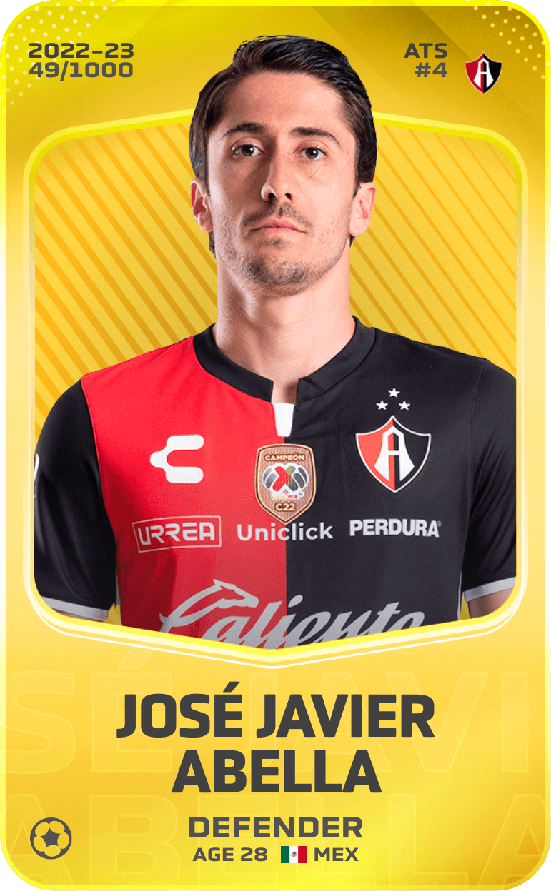 José Javier Abella 2022-23 • Limited 49/1000
