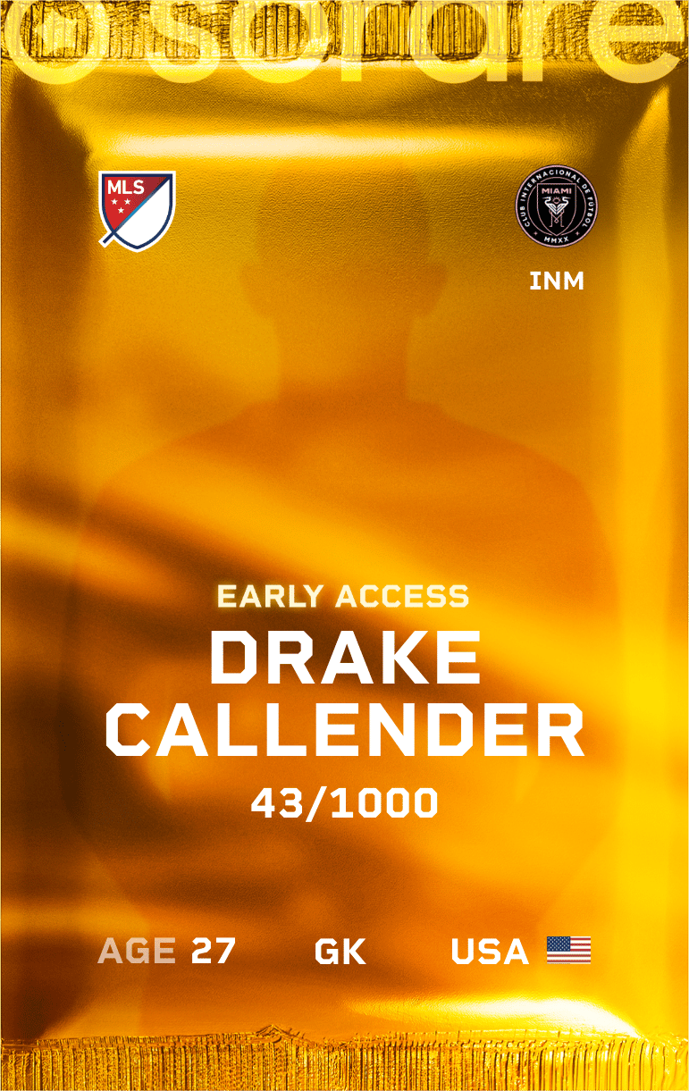 Drake Callender 2025-26 • Limited 43/1000