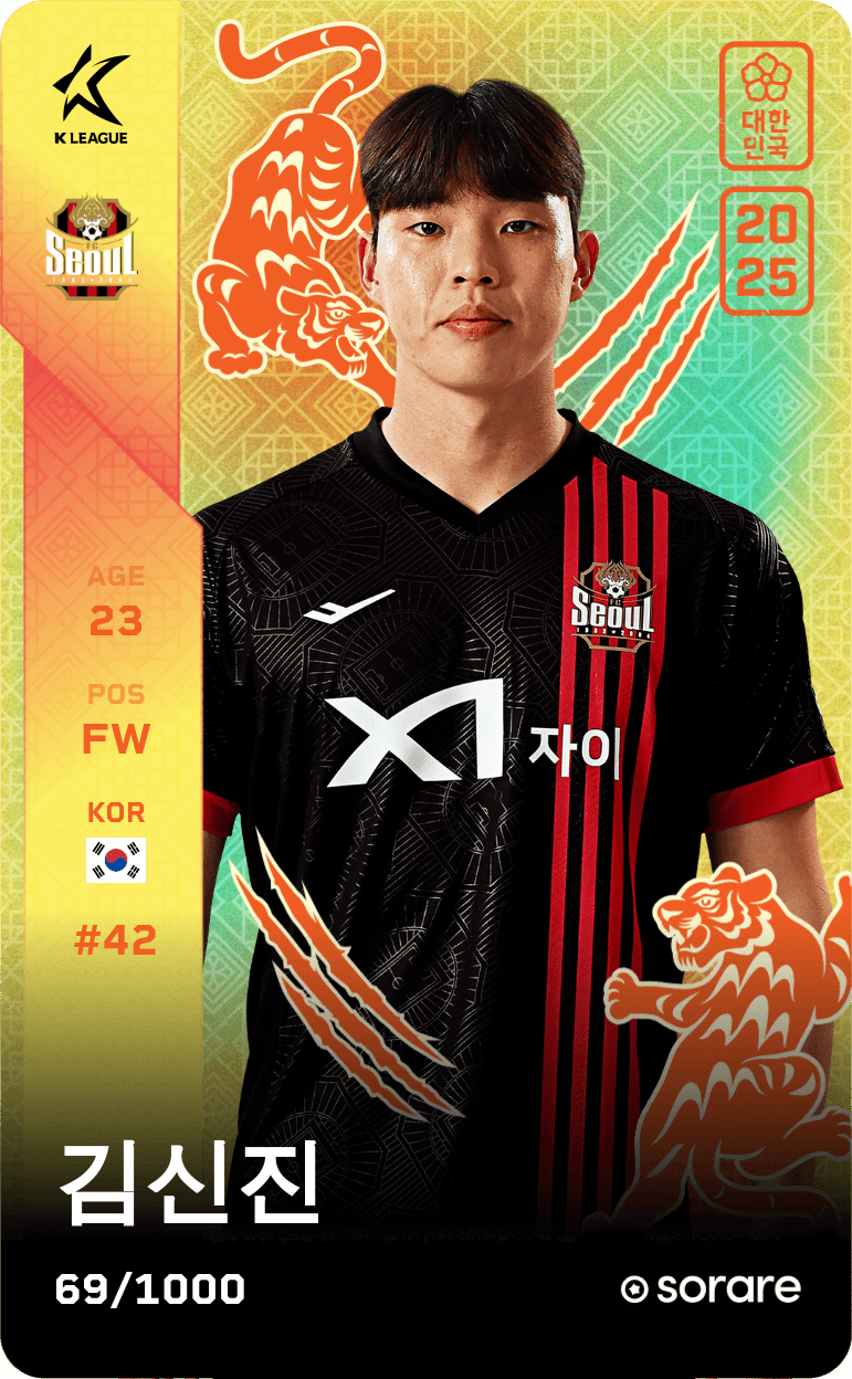 Kim Sin-Jin 2025-26 • Limited 69/1000
