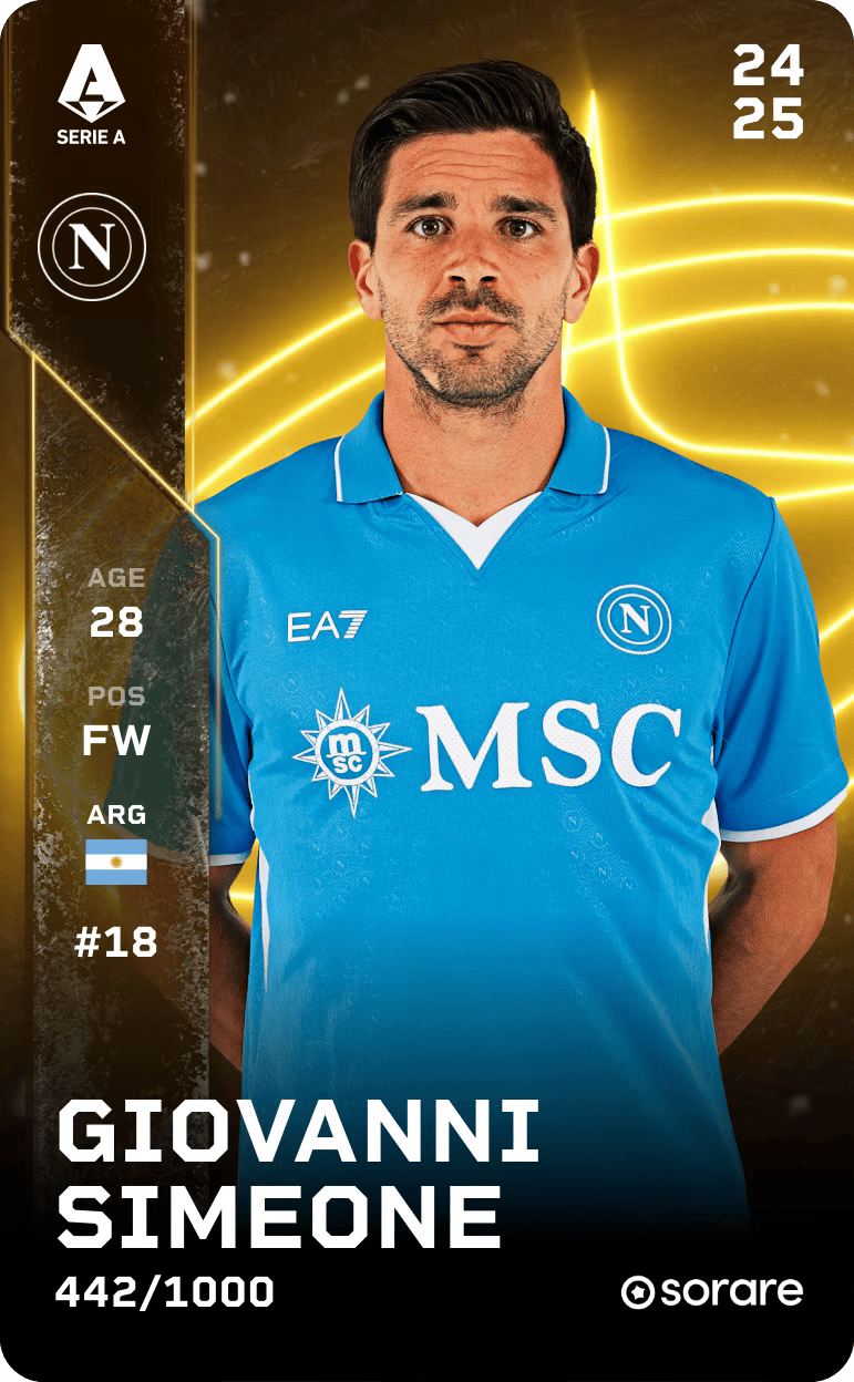 Giovanni Simeone 2024-25 • Limited 442/1000