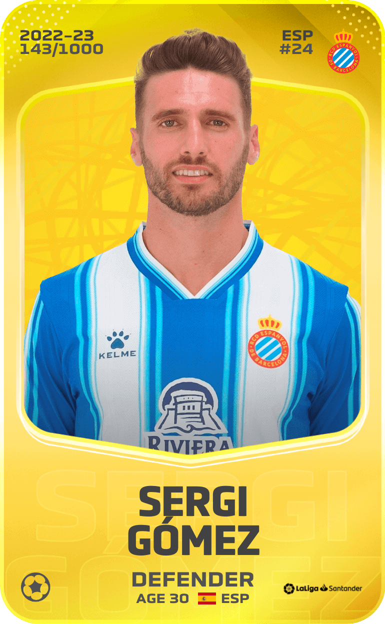 Sergi Gómez 2022-23 • Limited 143/1000