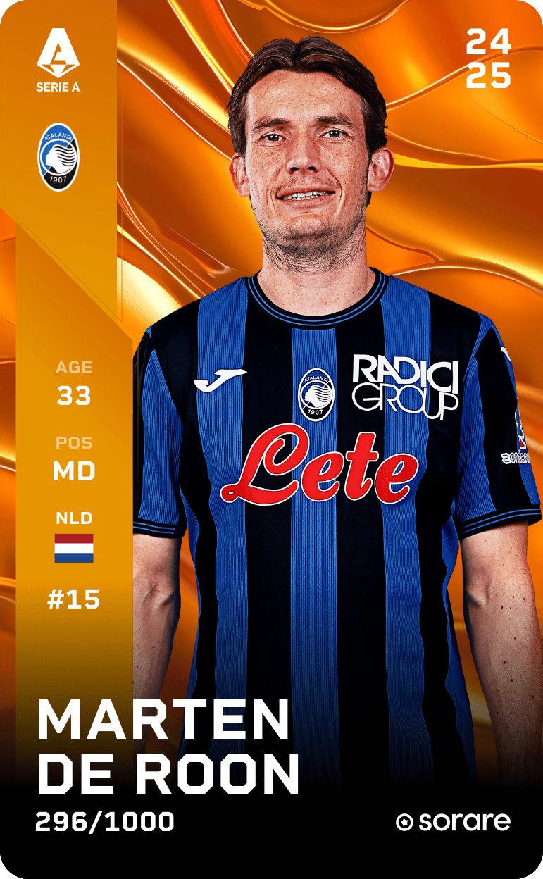 Marten de Roon 2024-25 • Limited 296/1000