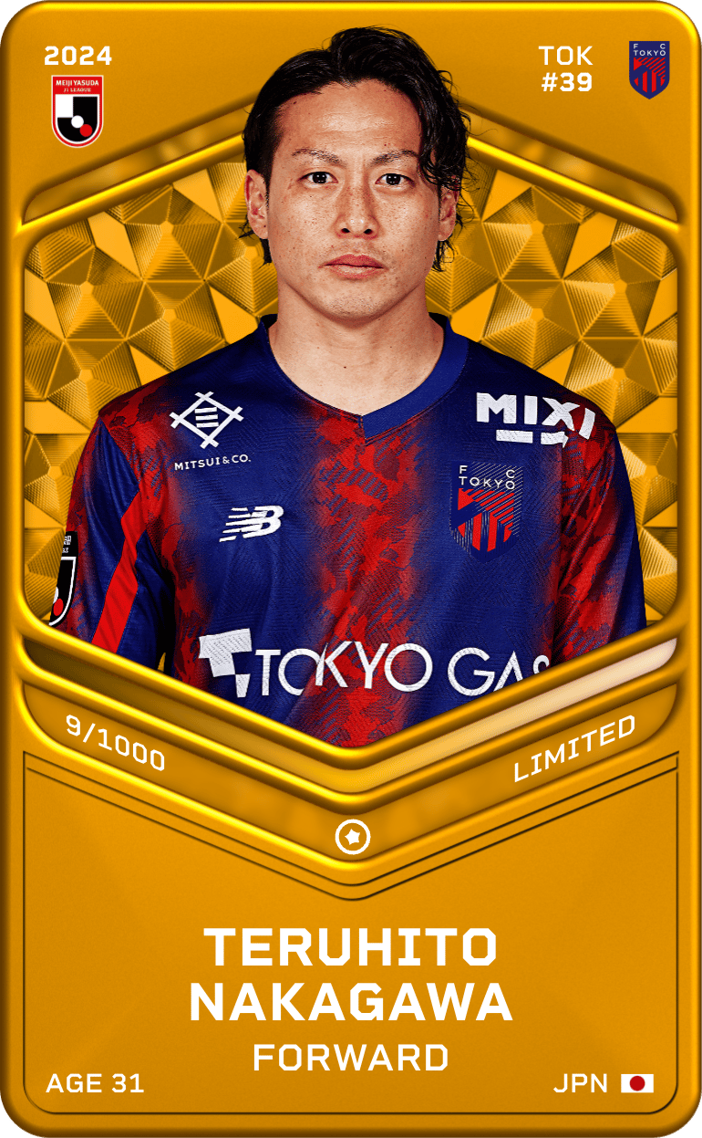 Teruhito Nakagawa 2024-25 • Limited 9/1000