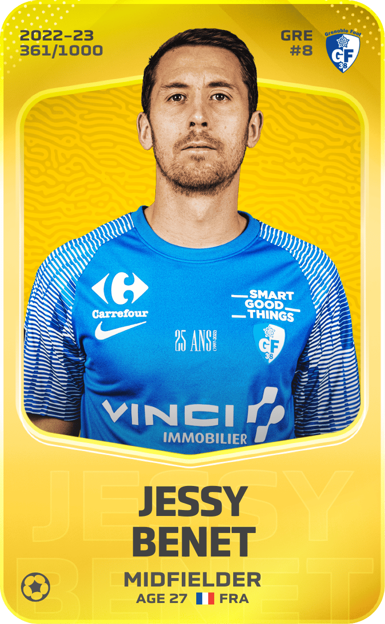 Jessy Benet 2022-23 • Limited 361/1000