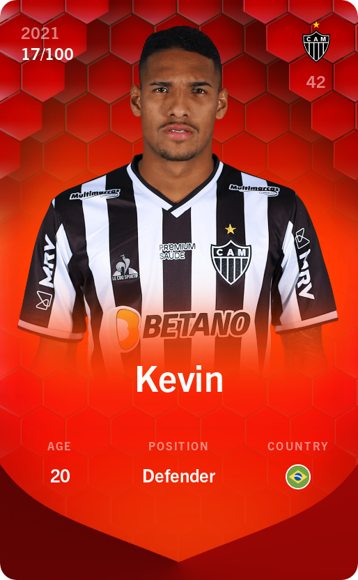 Sorare - Sorare Official - Kevin 2021-22 • Rare 17/100 - NFT # 64279621267000484924658993953109643292095541881588731790480986510586840826041