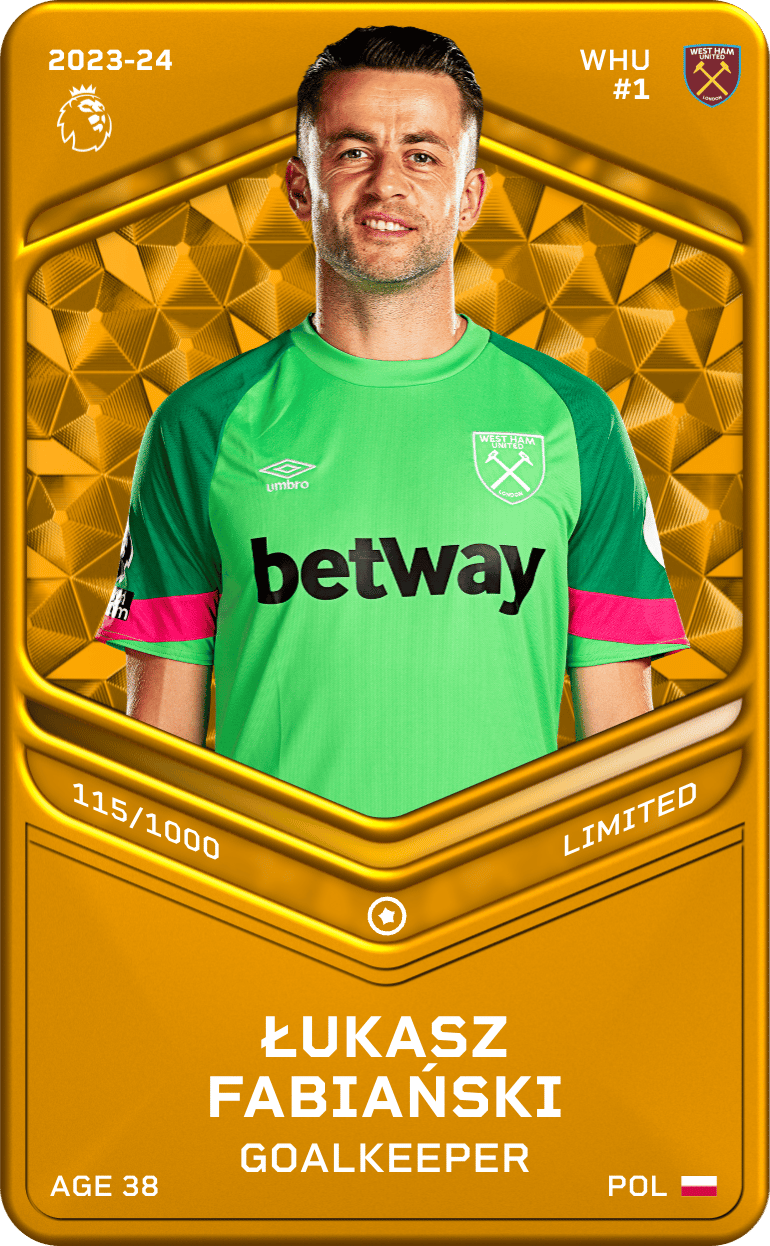Łukasz Fabiański 2023-24 • Limited 115/1000