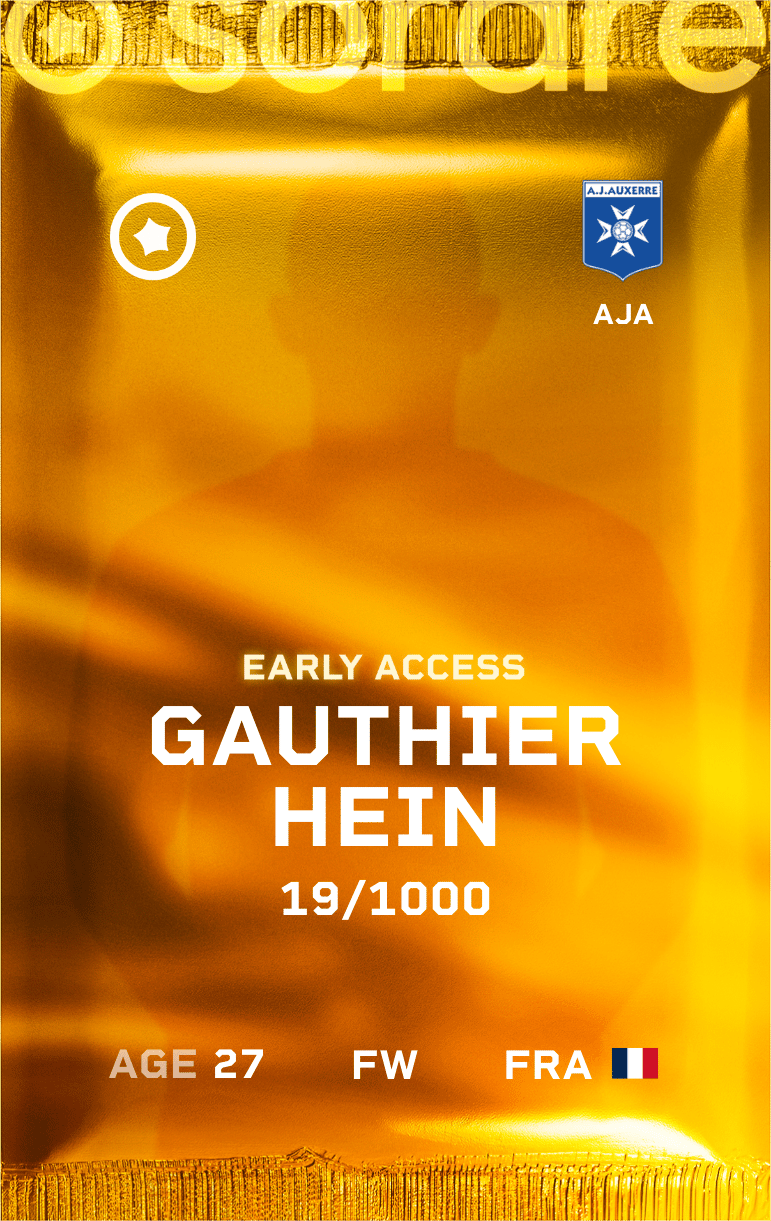 Gauthier Hein 2024-25 • Limited 19/1000