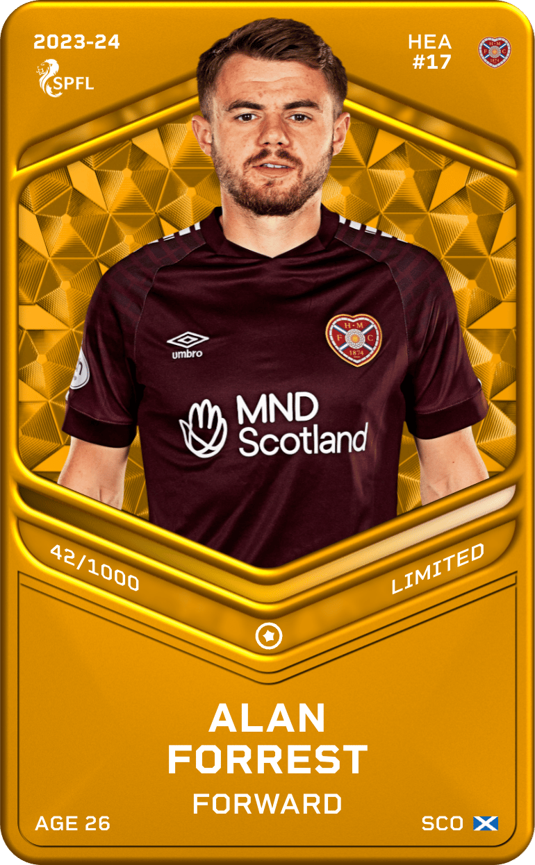 Alan Forrest 2023-24 • Limited 42/1000