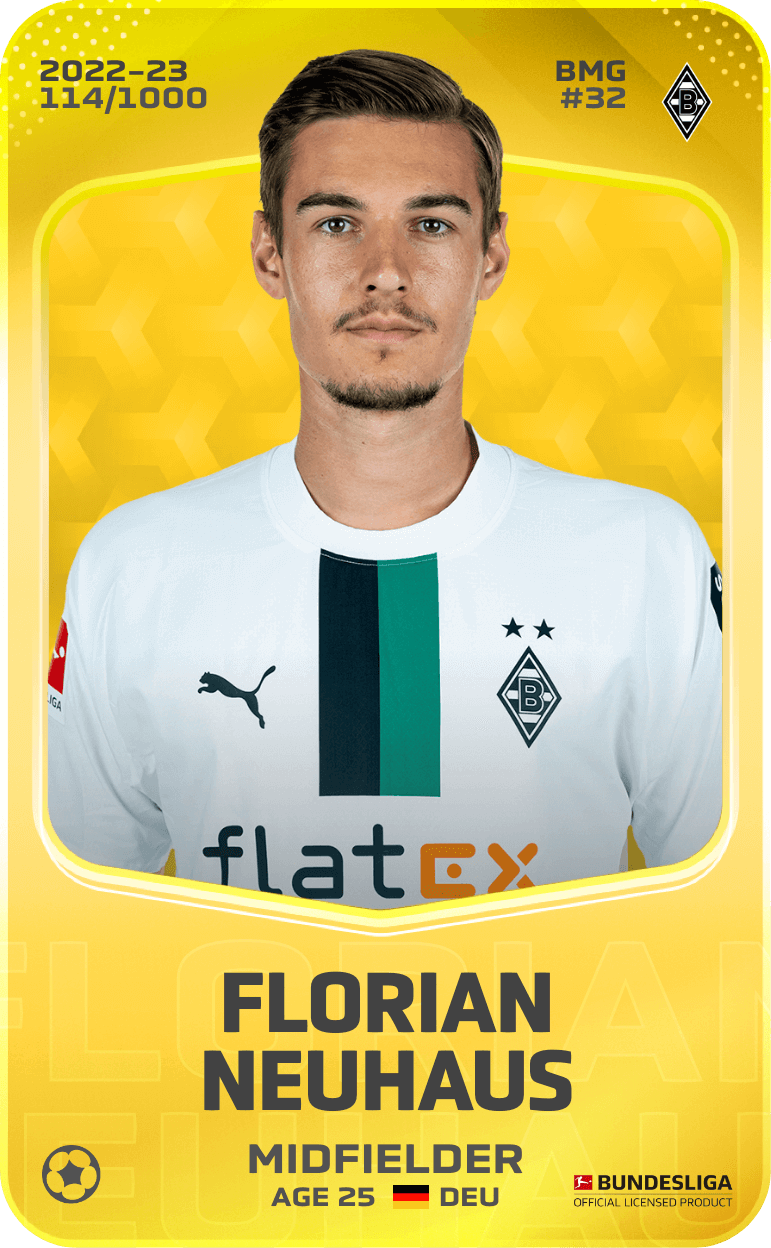 Florian Neuhaus 2022-23 • Limited 114/1000