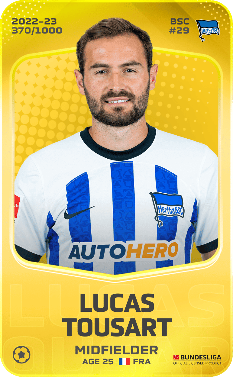 Lucas Tousart 2022-23 • Limited 370/1000