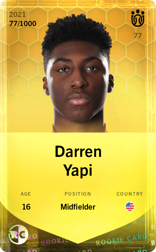 Darren Yapi 2021-22 • Limited 77/1000