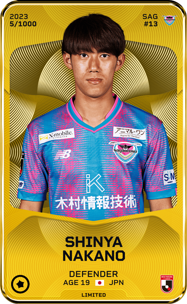 Shinya Nakano 2023-24 • Limited 5/1000