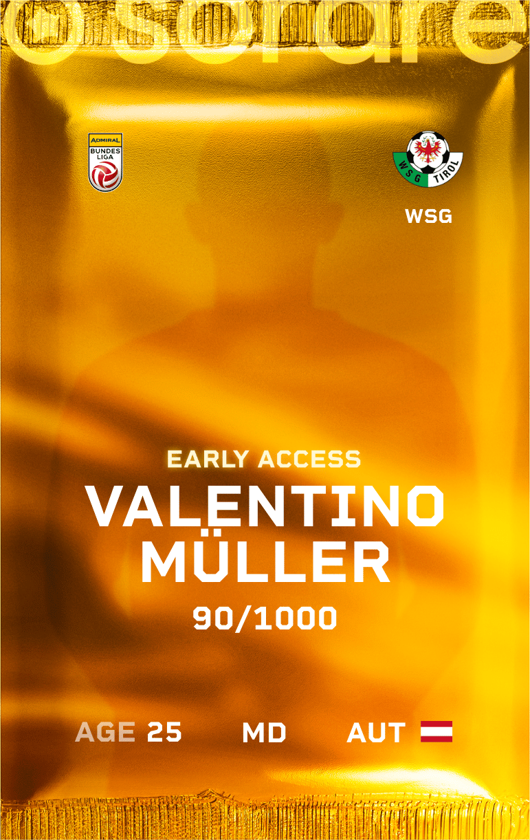 Valentino Müller 2024-25 • Limited 90/1000