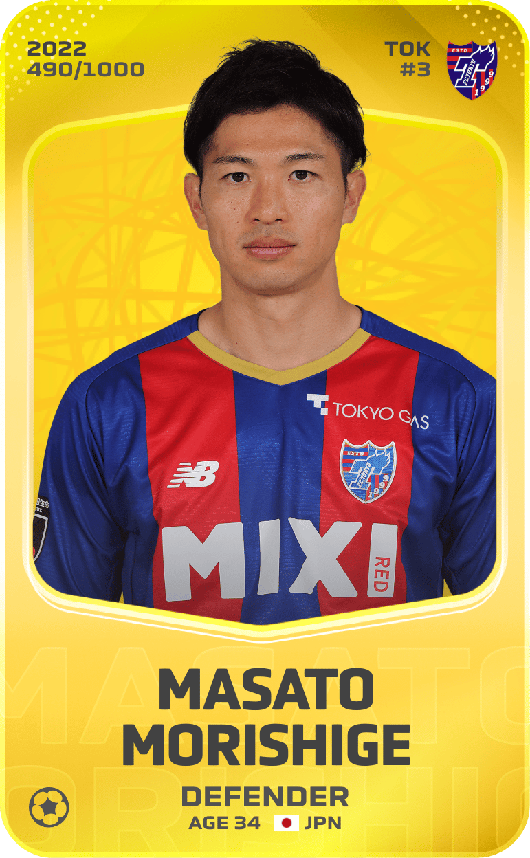 Masato Morishige 2022-23 • Limited 490/1000