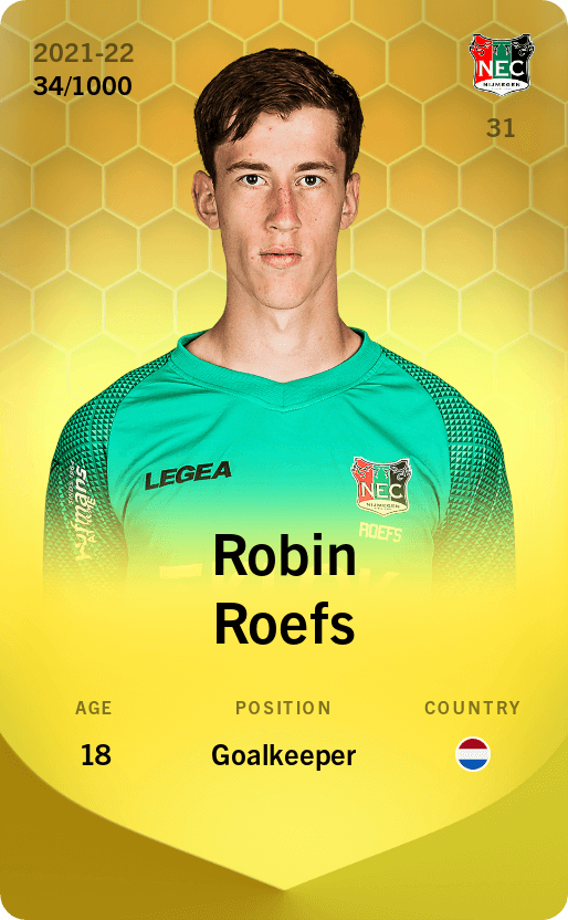 Robin Roefs 2021-22 • Limited 34/1000