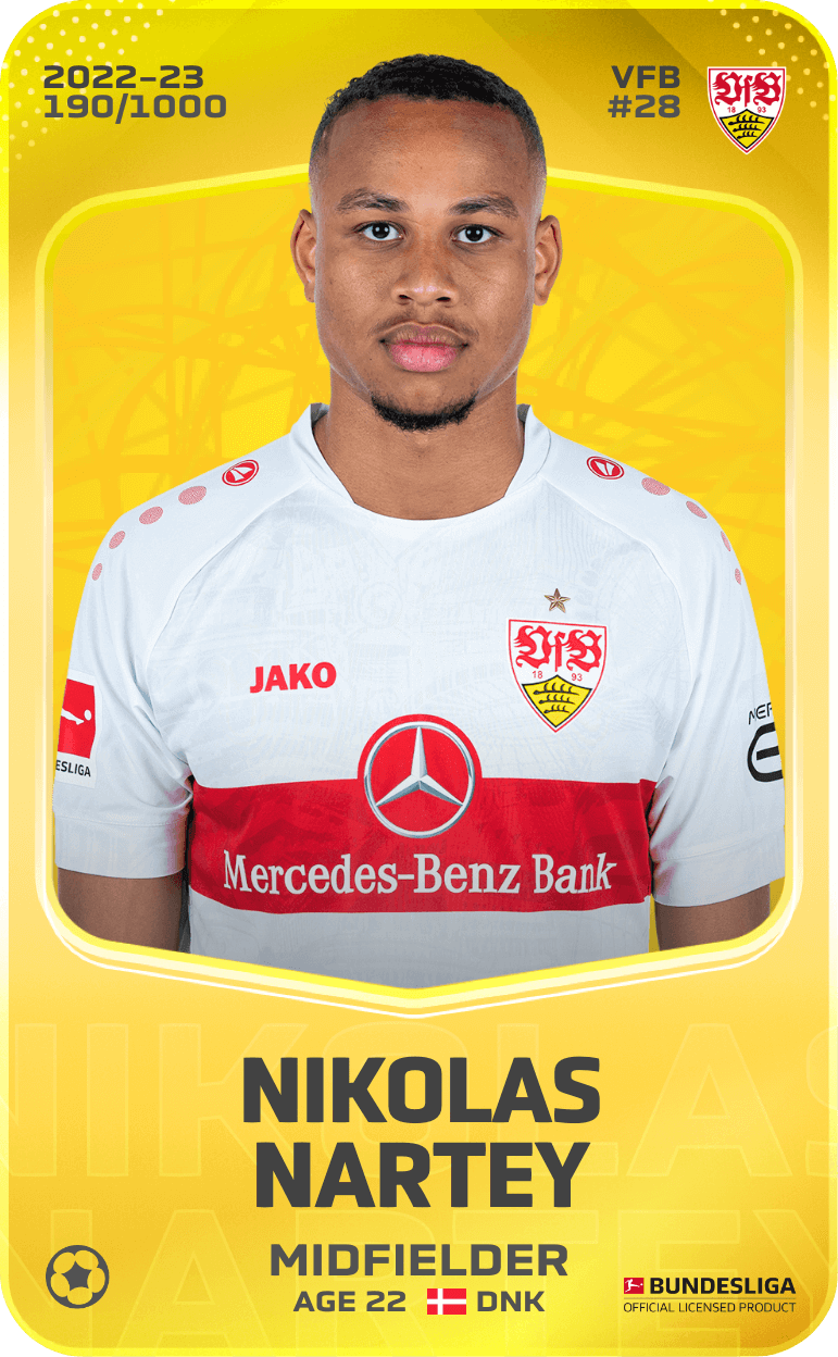 Nikolas Nartey 2022-23 • Limited 190/1000