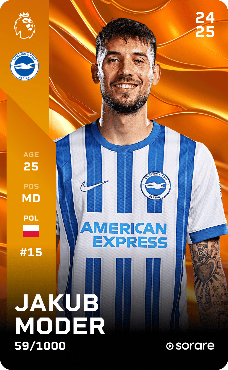 Jakub Moder 2024-25 • Limited 59/1000