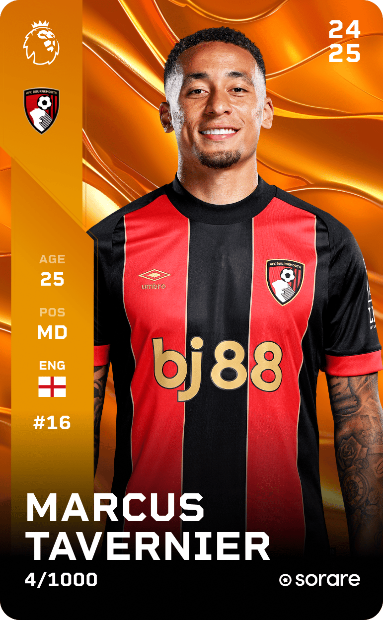 Marcus Tavernier 2024-25 • Limited 4/1000