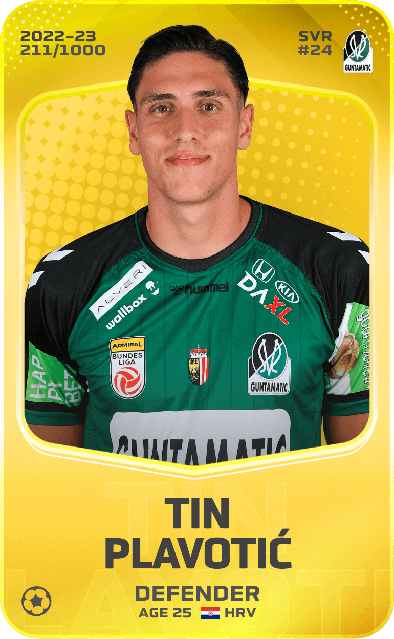 Tin Plavotić 2022-23 • Limited 211/1000
