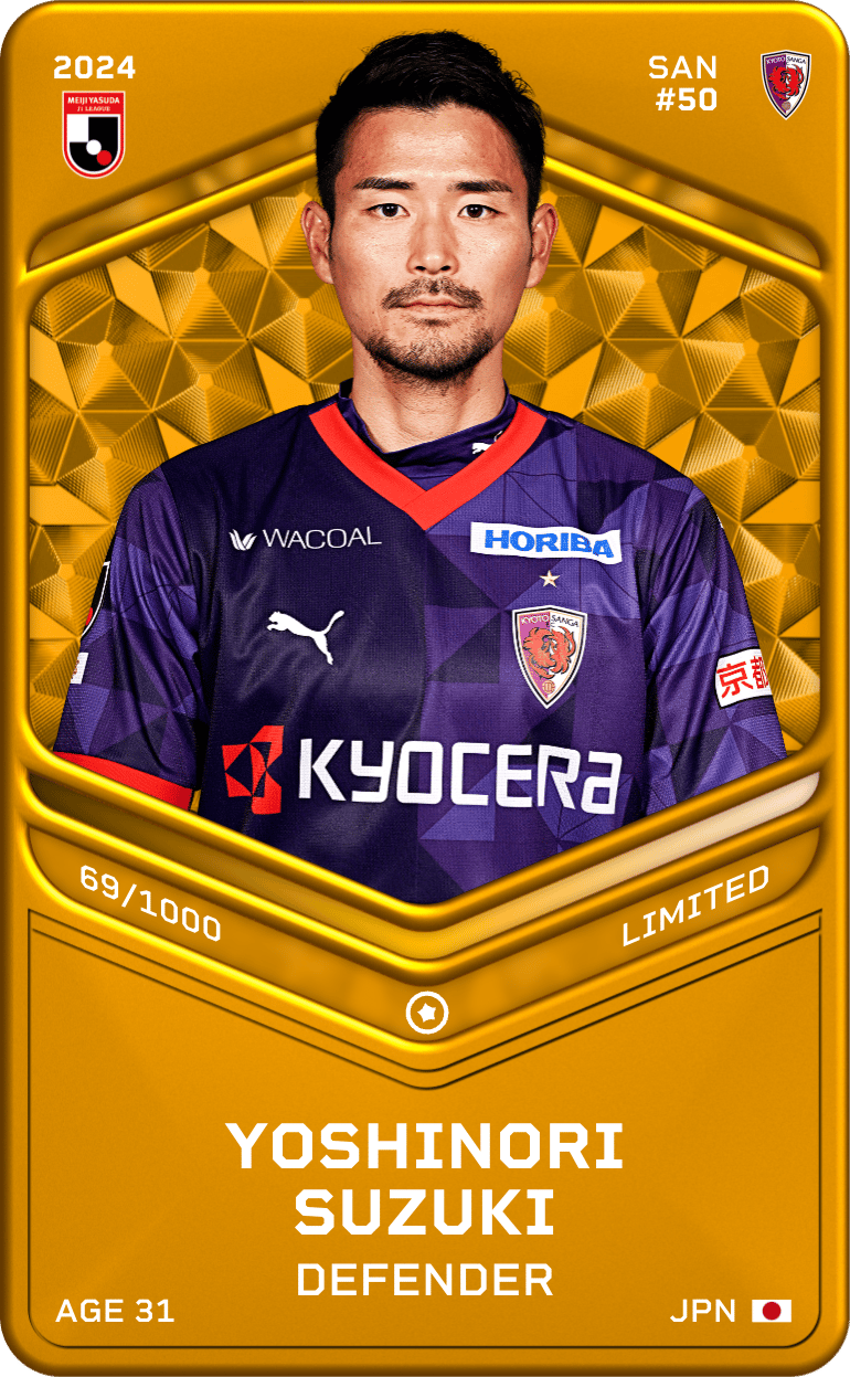 Yoshinori Suzuki 2024-25 • Limited 69/1000