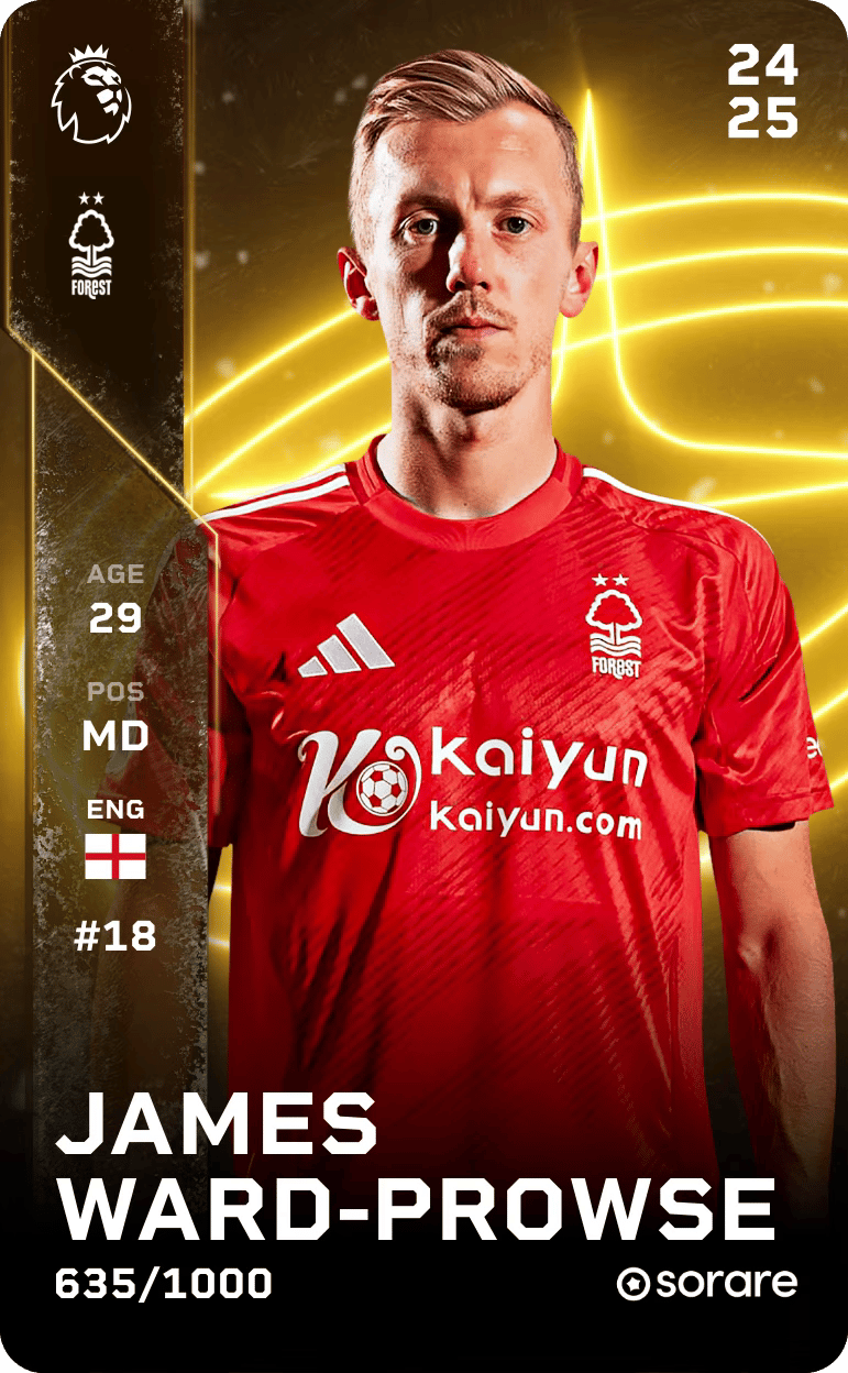 James Ward-Prowse 2024-25 • Limited 635/1000