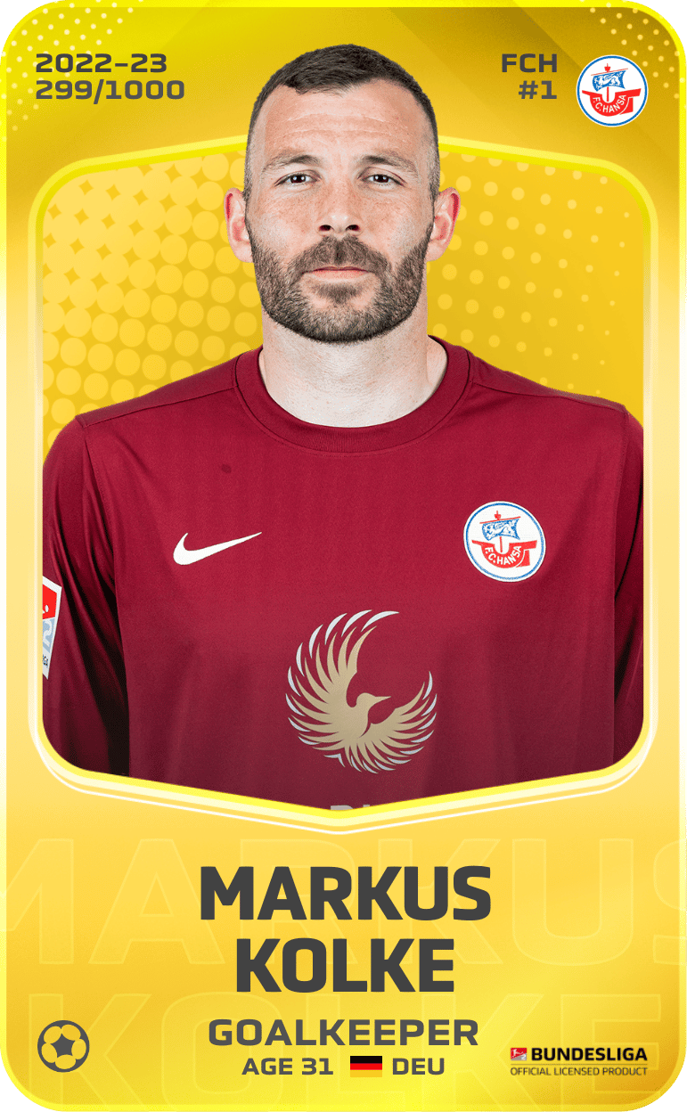 Markus Kolke 2022-23 • Limited 299/1000