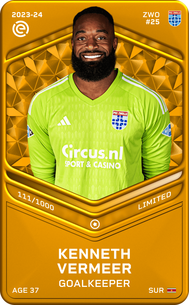 Kenneth Vermeer 2023-24 • Limited 111/1000