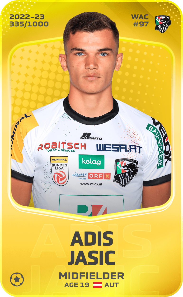 Adis Jasic 2022-23 • Limited 335/1000